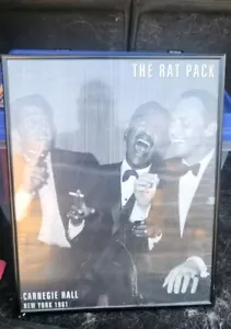 RAT PACK Picture @ Carnegie Hall New York 1961- Length-37" Width-25" Framed. - Picture 1 of 1