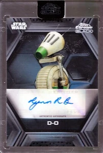 2022 Topps Chrome Black Star Wars Autographs #AB-LBR Lynn Robertson Bruce as D-O - Picture 1 of 3