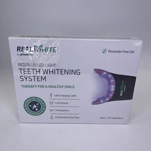 Primal Life Organics Real White Teeth Whitening System Red blue LED light - Picture 1 of 6