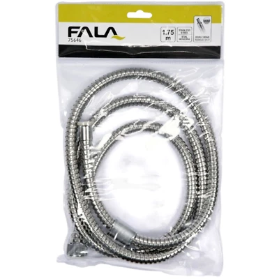 Duschschlauch Brauseschlauch 175cm Edelstahl 1,75m Chrom Standartanschluss 1/2" - Bild 1 von 4