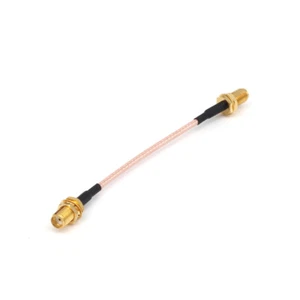 RG316 SMA Femelle vers SMA Femelle Câble Adaptateur Connecteur pour Antenne Radio - Photo 1/6