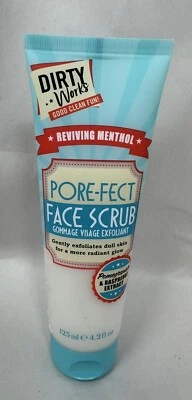 Dirty Works PORE-FECT Face Scrub Gentle Exfoliator Menthol 4.2 oz *NEW* - Image 1 of 4