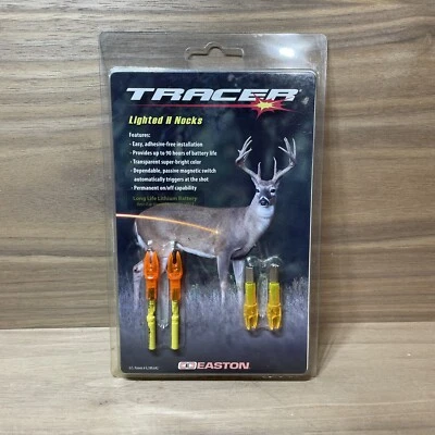 TRACER - LIGHTED H NOCKS Easton - 2 Pack Archery Bow Hunter #713508 - Image 1 of 2