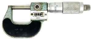 Mitutoyo 193-211 Digit Outside Micrometer, Friction Thimble, 0”-1" .0001” Range - Picture 1 of 2