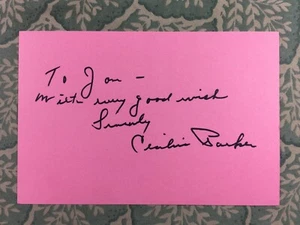 Cecilia Parker - The Rainbow Trail -A Family Affair -Old Hutch -Autographed 1980 - Picture 1 of 2