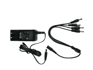 Original Lorex Power Supply Adapter for 4 Cameras DVRs Model ACCPWR12V2AH4B  - Picture 1 of 5