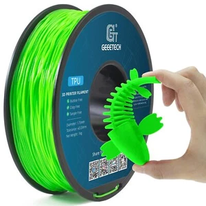 Geeetech 3D Drucker Filament 1KG Einfarbig TPU Grün 1,75mm Flexible Filamente - Bild 1 von 8