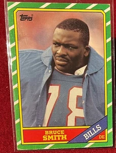 1986 Topps Bruce Smith #389.  SIEHE KOMBIANGEBOT - Bild 1 von 1