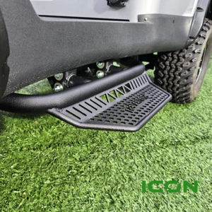Revenge ICON Nerf Bar Side Steps Pair for i40L (Lifted) Model Golf Carts - Picture 1 of 4