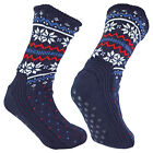 Mens Winter Warm Christmas Bootie Socks | Fairisle Pattern | For Cold Weather