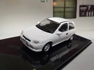 1:43 Scale Model Vauxhall Corsa GSi Opel 1.6 Mk1 White 1994 Diecast Car - Picture 1 of 10