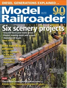 Model Railroader Magazine (US) Issue April 2024/ Six Scenery Projects - Picture 1 of 3