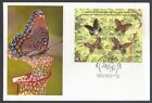 AOP Indien 2006 Schmetterlinge MS auf privatem FDC First Day Cover