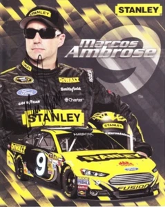 AUTOGRAPHED 2013 Marcos Ambrose #9 Stanley Petty Racing Team Signed 8X10 NASCAR - Picture 1 of 1