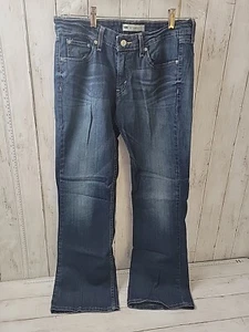 Levis Women's 518 Superlow Bootcut Stretch Dark Wash Denim Size 9M - Picture 1 of 4