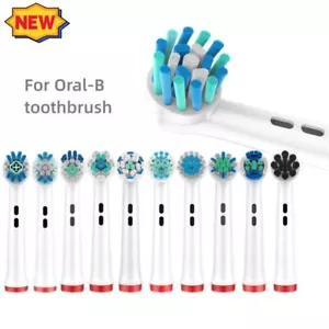 4Pc Dupont Bristle Electric Toothbrush Heads Whiten Teeth Oral-B Soft Care Teeth - Picture 1 of 24