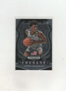 2020-21 Panini Prizm Draft Picks Cruzada James Wiseman #82 novato radiocontrol - Imagen 1 de 2