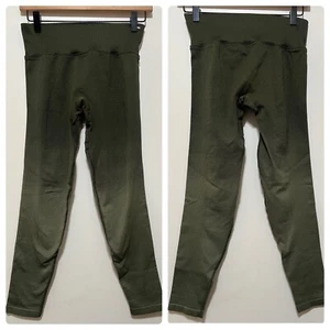PINK Victoria's Secret Army Green Ombre I Am Strong Seamless Leggings Size Small - Picture 1 of 4