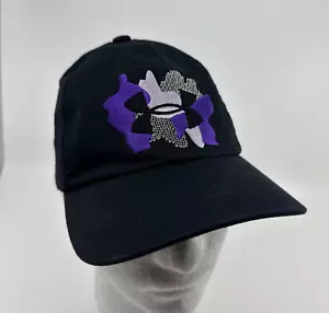 Under Armour Girl’s Youth Baseball Cap Black With Purple Embroidered - Picture 1 of 11