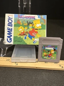 Bart Simpson's Escape From Camp Deadly (Nintendo Game Boy, 1991) Anleitung getestet - Bild 1 von 10