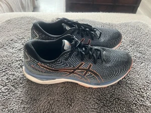 Taglia 12,5 - ASICS Gel Cumulus 24 Nero Arancione Shocking - Foto 1 di 8