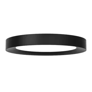 Home Decorators Calloway 15 in. Matte Black Selectable LED Flush Mount - Picture 1 of 7