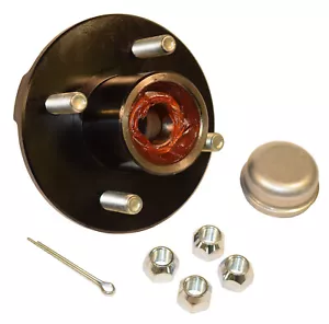 Conjunto de buje de remolque preembalado con grasa - círculo de pernos de 4 en 4" (RHI-100-PG) - Imagen 1 de 11