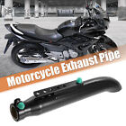 Motorcycle Exhaust 1.46'' Motorcycle Exhaust Muffler Silencer Black Straight