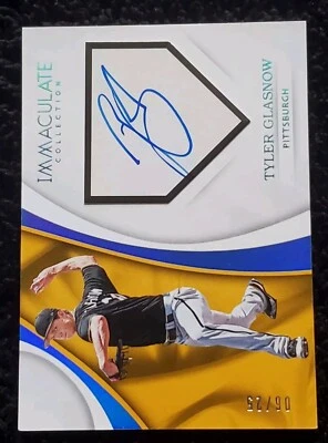 2017 Panini Immaculate Tyler Glasnow RC Autograph Rookie Card 6/25 LA DODGERS  - Image 1 of 4