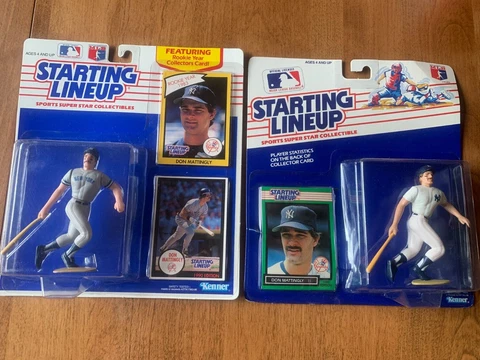 Kenner Starting Lineup SLU 1988 1989 NY Yankees Don Mattingly Baseball Lot 2 Cover