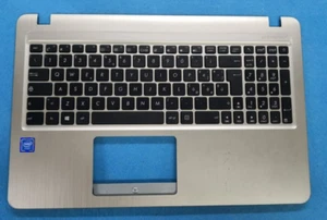 Italian Touchpad Keyboard For ASUS F540N - F540NA Cover Case Palmrest GOLD - Picture 1 of 3