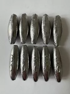 BARREL FISHING WEIGHTS 10 X 30g FLYING .C LURES. PIKE FLOAT, SEA FLOAT FISHING - Picture 1 of 5