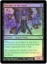 MTG X1: Disciple of the Vault *FOIL*, Mirrodin, C, MP