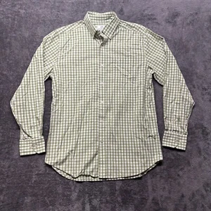 Southern Tide Shirt Mens Medium Green Gingham Classic Fit Button Up Long Sleeve - Picture 1 of 10
