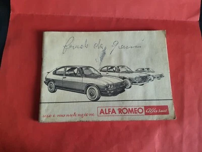 Alfa Romeo Alfasud TI- 4 porte e 3 porte L Libretto Uso e Manutenzione Originale - Immagine 1 di 4