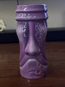 TIKIS BAR AND GRILL Waikiki Purple Tiki Mug “MAX” Hawaiian Ceramic - Picture 1 of 6