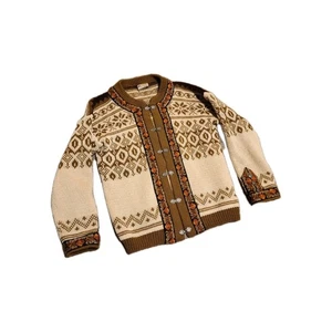 Suéter Deportivo Gann Vintage Años 70 Hecho en Noruega 100% Lana Talla 42 - Imagen 1 de 8