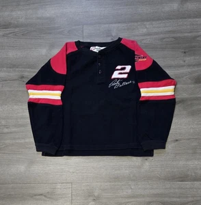 Camisa NASCAR Vintage Manga Larga Niños Grande Bordada Penske Racing Años 90  - Imagen 1 de 9