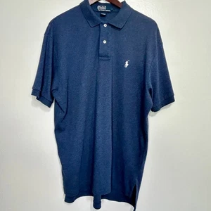 Vintage Polo by Ralph Lauren Herren Navy Cotton Polo Shirt L Hong Kong 90s Classic - Bild 1 von 10