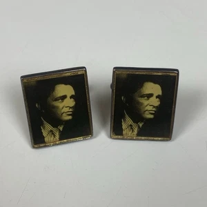 Gemelos Johnny Cash para hombre estilo vintage música regalo country rock accesorio - Imagen 1 de 7
