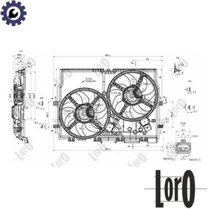 FAN RADIATOR 016-014-0014 FOR FIAT DUCATO/Van/Bus/Platform/Chassis CITROËN - Picture 1 of 9