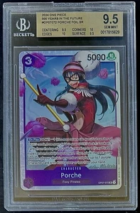 BGS 9.5 One Piece OP07-072 SR Porche - English - 500 Years in the Future- Graded - Picture 1 of 2