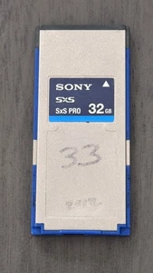 Sony SxS Pro 32gb Memory Card SBP-32 for ARRI ALEXA VENICE PMW F3 F5 F55 - Picture 1 of 3