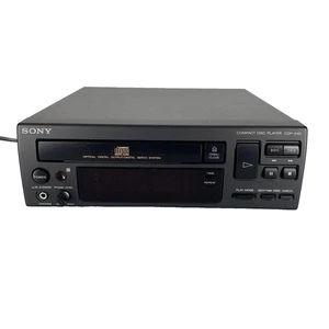 Sony CDP-S45 Mini Compact Disc Player - Schwarz ohne Fernbedienung - Top Zustand - Bild 1 von 8