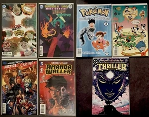 7 Comic Lot Pokemon, Warner Bros,Suicide Squad: Amanda Waller #1, Popular lot - Picture 1 of 3