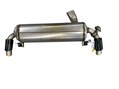 2020 2021 2022 2023 BMW 430I 2.0L REAR EXHUAST MUFFLER W/ BLACK TIPS *CUT* OEM - Image 1 of 4