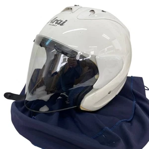 Arai SZ-Ram3 Jet Helmet White Size XL 61-62cm Used - Foto 1 di 10