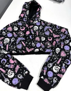Muñecas Kill Twisted Magic Sudadera con Capucha Recortada Pastel Gótico Halloween Pequeña - Imagen 1 de 6