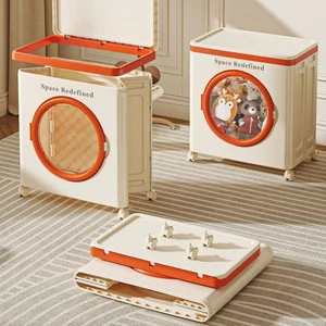 Large Capacity Toys Storage Basket Foldable Clothing Organizer - Picture 1 of 12