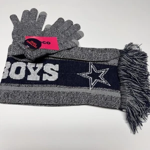 Foco Dallas Cowboys Handschuh & Schal Kombi Set Neu mit Etikett - Bild 1 von 10
